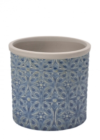 Кашпо керамическое, M  Porto Blue Indoor Pots Collection Burgon & Ball  картинка 1