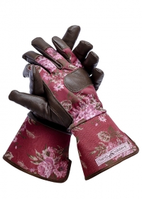 Перчатки кожаные зимние для садоводов GardenGirl Classic Cherry WWG22 фото