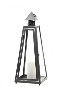 Подсвечник-фонарь металлический напольный Пирамида WL83 Esschert Design фото