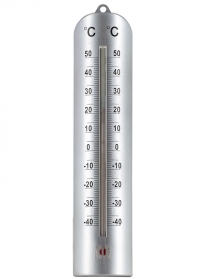Термометр настенный большой 28 см. для дома и улицы Grey AJS-Blackfox фото