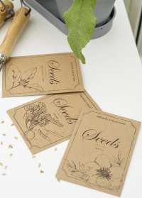 Конверты для семян из крафт бумаги - набор 10 шт. Consta Garden фото
