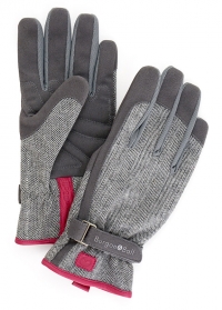 Перчатки для работы в саду из твида Grey Tweed Love the Glove от Burgon & Ball фото
