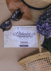 Подарочный сертификат 7000 руб Consta Garden фото 