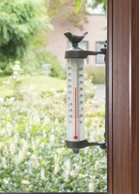 Термометр оконный уличный с керосином Птичка BR20 Esschert Design фото