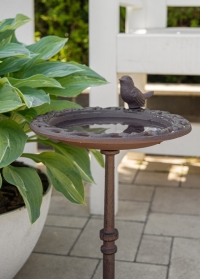 Купальня для птиц на ножке для сада и дачи FB165 Esschert Design фото купить в интернет-магазине Consta Garden