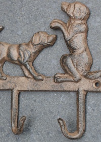 Вешалка декоративная с 5 крючками Собаки Esschert Design картинка 2