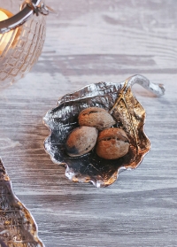 Декоративная тарелочка в цвете античного серебра от датского бренда Lene Bjerre фото