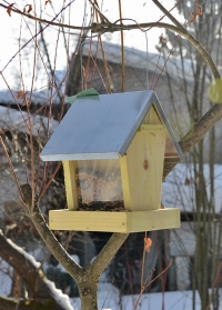 Деревянная садовая кормушка для птиц «Домик» FB366 Esschert Design фото