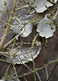 Декор интерьерный - винтажная тарелка в виде пера Serafina от Lene Bjerre фото