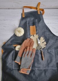 Подарок мужчине для дома и дачи Denim - фартук джинсовый, секатор, перчатки мужские в интернет-магазине Consta Garden фото