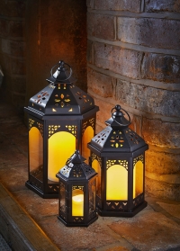 Набор подсвечников-фонарей 3 шт. Sahara Lanterns Trio Smart Garden фото