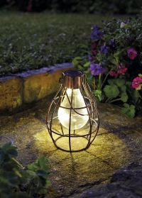 Декоративный фонарь в ретро стиле на солнечной батарее Eureca! Smart Garden фото