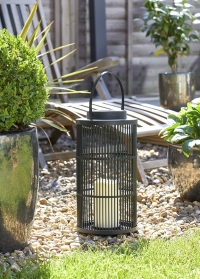 Садовый фонарь на солнечных батарейках Urbane Black, размер L от Smart Garden (Великобритания) фото