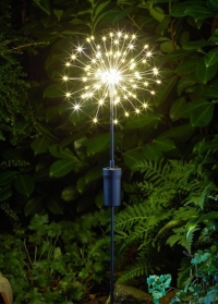Декоративный садовый светильник Фейерверк на батарейках АА большой StarBurst Smart Garden фото