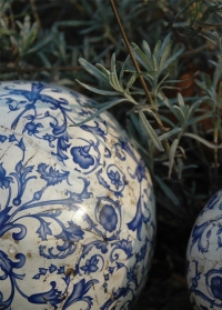 Декор садовый из состаренной керамики Шар Aged Ceramic Print AC12 от Esschert Design заказать на сайте Consta Garden