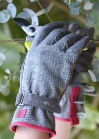 Перчатки садовые женские Grey Tweed Love the Glove Burgon & Ball картинка