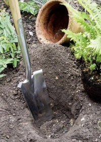 Лопата штыковая узкая для пересадки растений Burgon & Ball (Великобритания) фото